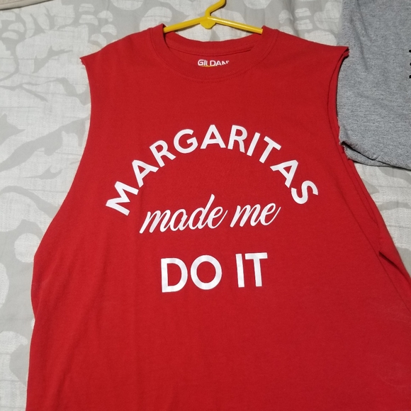 2 graphic cutoff tshirt tanks - Picture 5 of 5